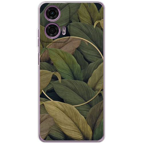 Чехол BoxFace Motorola G24 Green Leaf