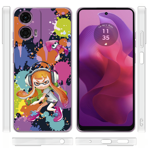 Чехол BoxFace Motorola G24 Splatoon Inklings