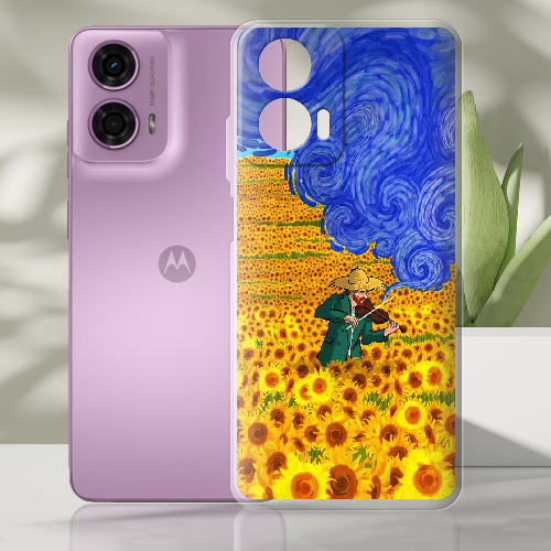 Чехол BoxFace Motorola G24 Музика незалежної України