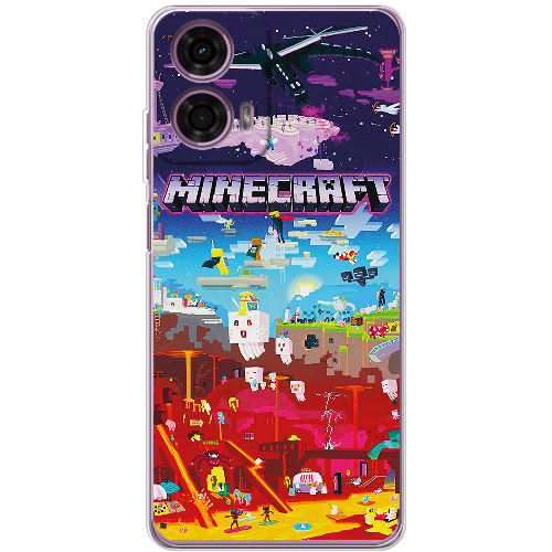 Чехол BoxFace Motorola G24 Minecraft World Beyond