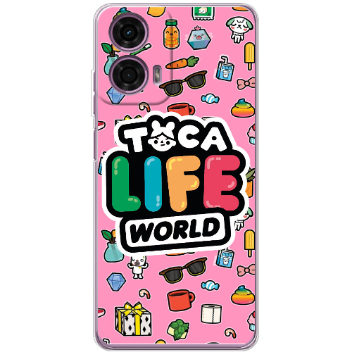 Чехол BoxFace Motorola G24 Toca Boca Life World