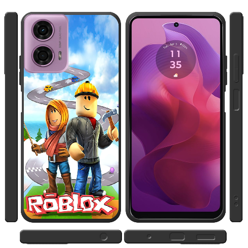 Чехол BoxFace Motorola G24 Roblox Білдерман