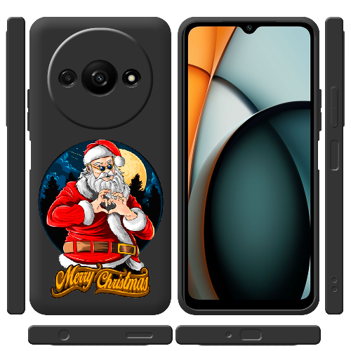 Чехол BoxFace Xiaomi Redmi A3 Cool Santa and heart