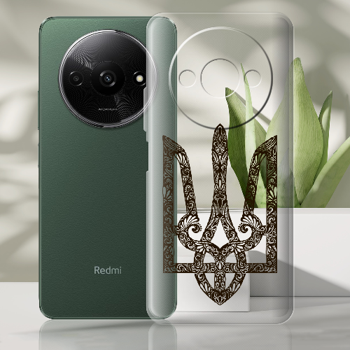 Чехол BoxFace Xiaomi Redmi A3 Ukrainian Black Trident