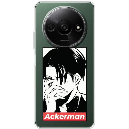 Чехол BoxFace Xiaomi Redmi A3 Attack On Titan - Ackerman