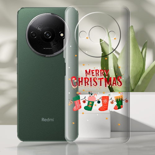Чехол BoxFace Xiaomi Redmi A3 Рождественские Носки