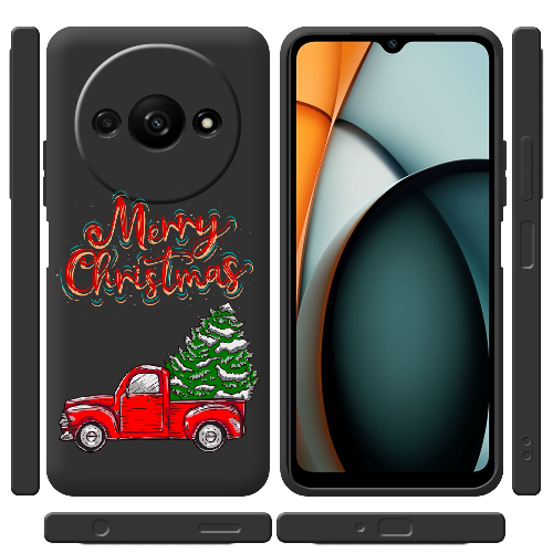 Чехол BoxFace Xiaomi Redmi A3 Holiday Car Merry Christmas