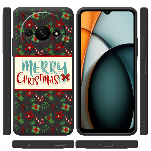 Чехол BoxFace Xiaomi Redmi A3 Vintage Christmas Congratulation