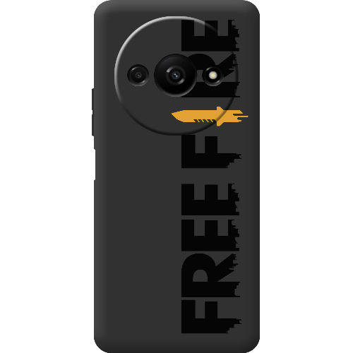 Чехол BoxFace Xiaomi Redmi A3 Черный Free Fire