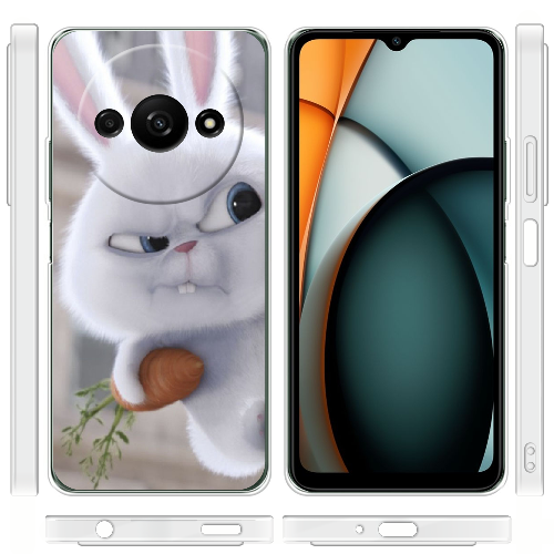 Чехол BoxFace Xiaomi Redmi A3 Rabbit Snowball