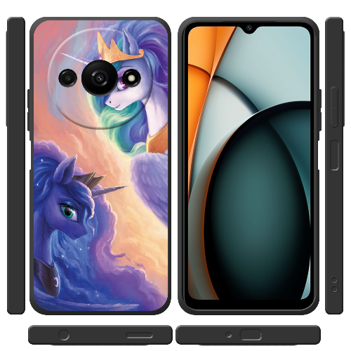 Чехол BoxFace Xiaomi Redmi A3 My Little Pony Rarity Princess Luna