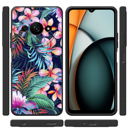 Чехол BoxFace Xiaomi Redmi A3 flowers in the tropics