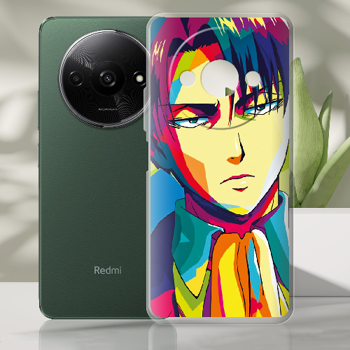 Чехол BoxFace Xiaomi Redmi A3 Attack on titan Levi Anime Pop