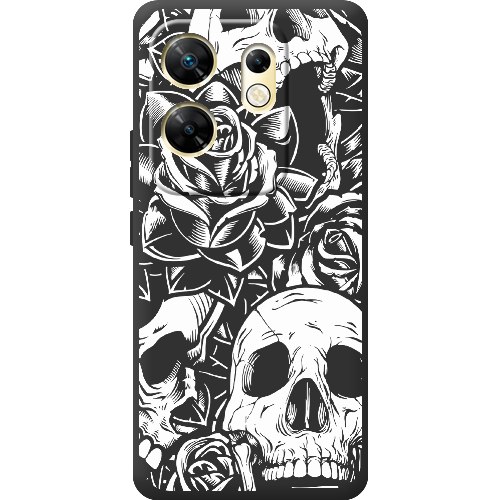 Чехол BoxFace Infinix Zero 30 4G Skull and Roses