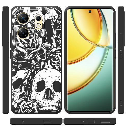 Чехол BoxFace Infinix Zero 30 4G Skull and Roses