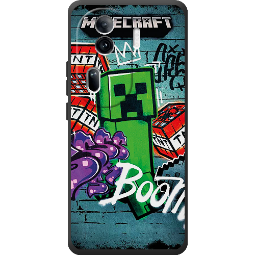 Чехол BoxFace OPPO Reno 11 Pro 5G Minecraft Graffiti