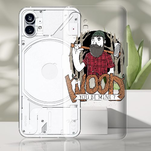 Чехол BoxFace Nothing Phone (1) Wood you be mine