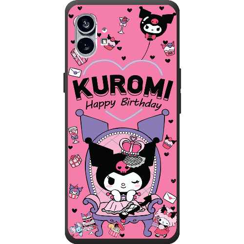 Чехол BoxFace Nothing Phone (1) День народження Kuromi