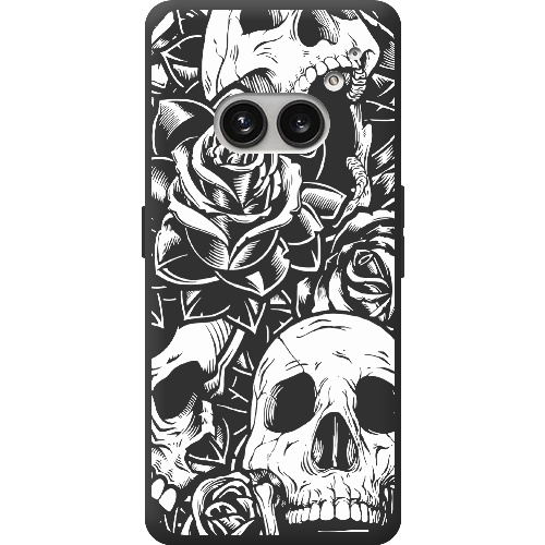 Чехол BoxFace Nothing Phone (2a) Skull and Roses