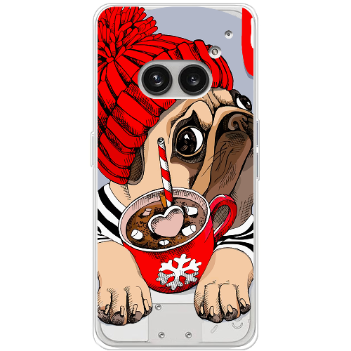 Чехол BoxFace Nothing Phone (2a) Winter Puggy