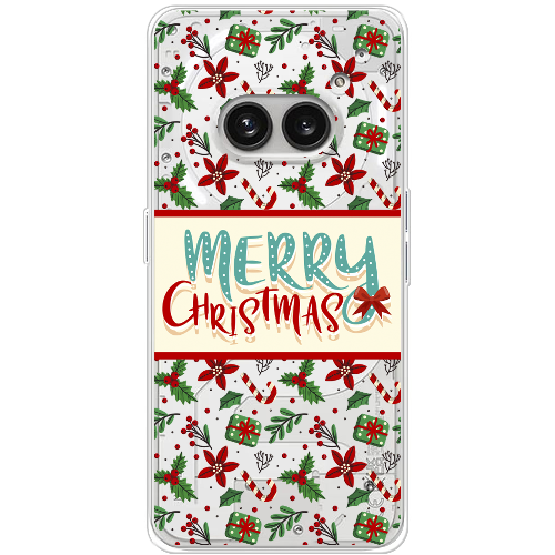 Чехол BoxFace Nothing Phone (2a) Vintage Christmas Congratulation