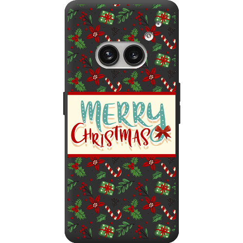 Чехол BoxFace Nothing Phone (2a) Vintage Christmas Congratulation