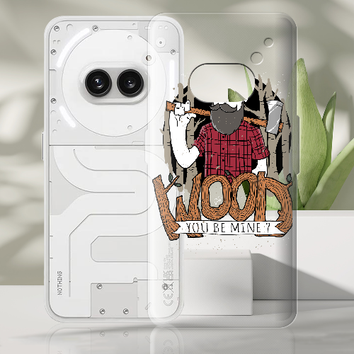 Чехол BoxFace Nothing Phone (2a) Wood you be mine
