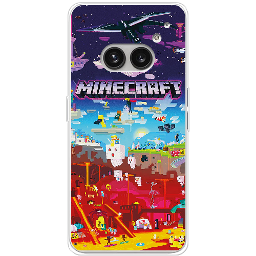 Чехол BoxFace Nothing Phone (2a) Minecraft World Beyond