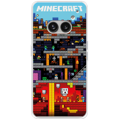 Чехол BoxFace Nothing Phone (2a) Minecraft Lode Runner