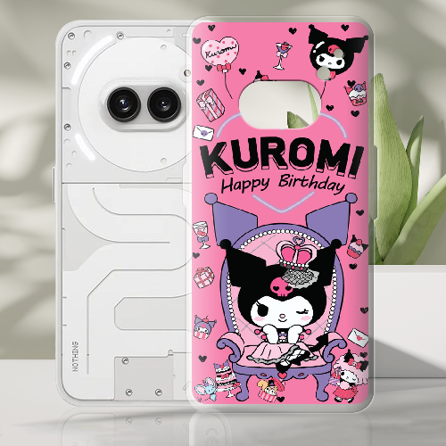 Чехол BoxFace Nothing Phone (2a) День народження Kuromi