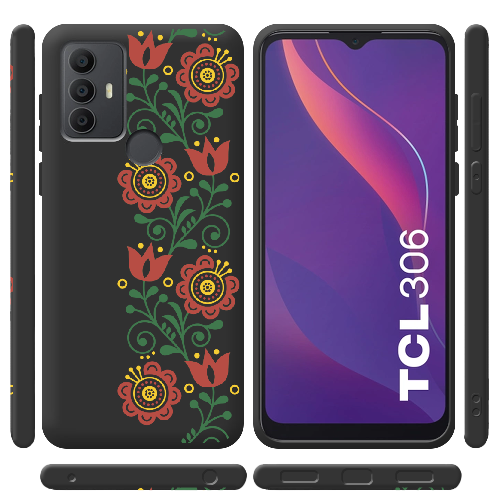 Чехол BoxFace TCL 306 Ethno Flower