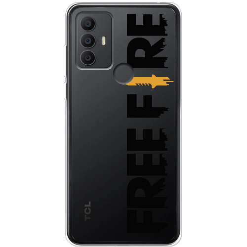 Чехол BoxFace TCL 306 Черный Free Fire