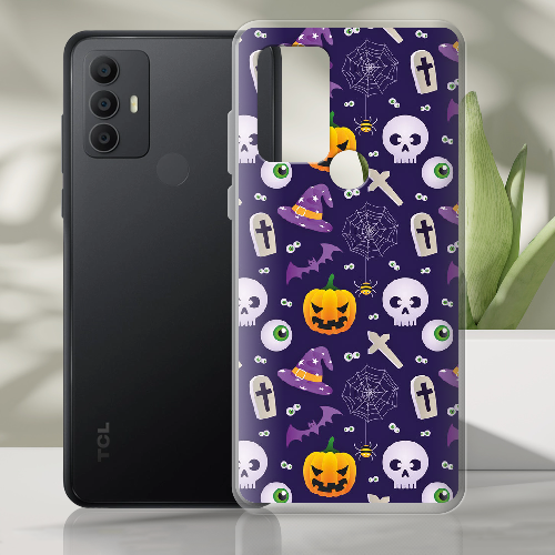 Чехол BoxFace TCL 306 Halloween Purple Mood