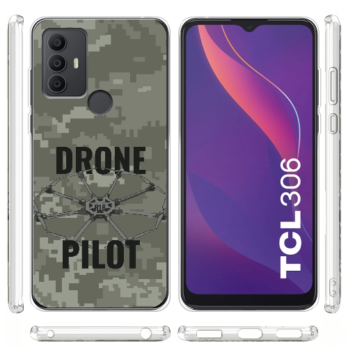 Чехол BoxFace TCL 306 Drone Pilot