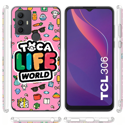 Чехол BoxFace TCL 306 Toca Boca Life World