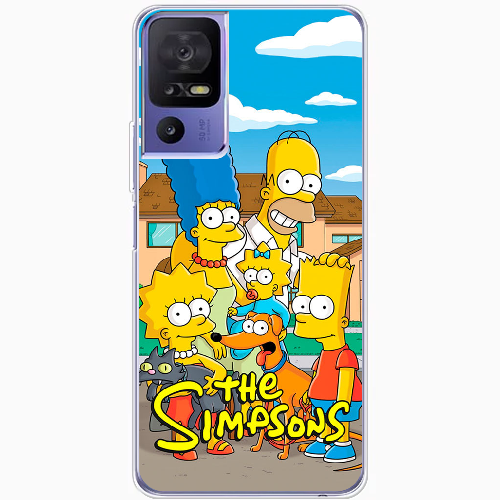 Чехол BoxFace TCL 40 SE the simpsons