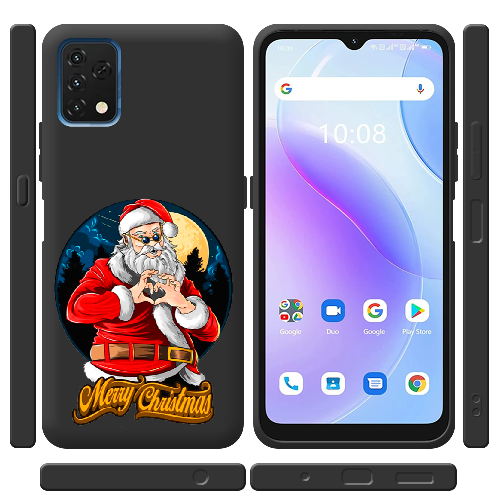 Чехол BoxFace Umidigi A11S Cool Santa and heart