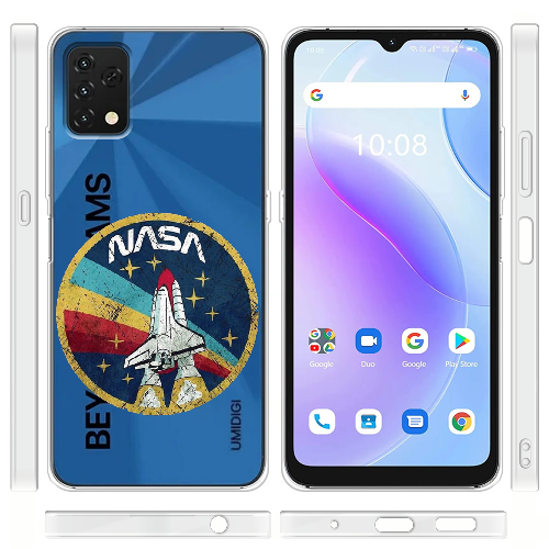 Чехол BoxFace Umidigi A11S Space Shuttle NASA