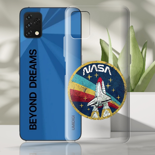 Чехол BoxFace Umidigi A11S Space Shuttle NASA