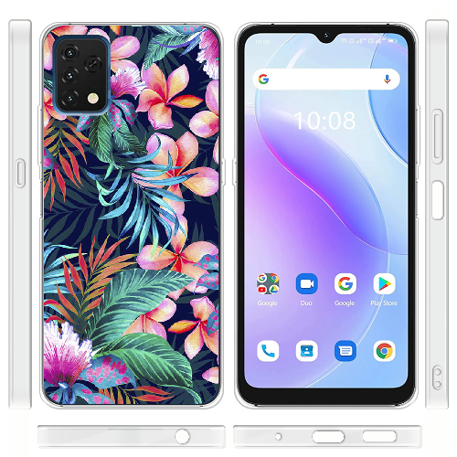 Чехол BoxFace Umidigi A11S flowers in the tropics