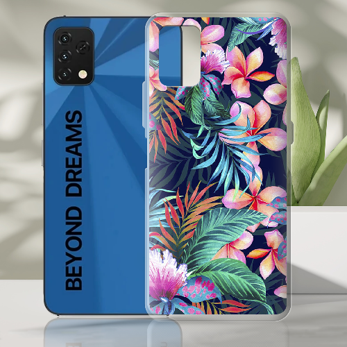 Чехол BoxFace Umidigi A11S flowers in the tropics