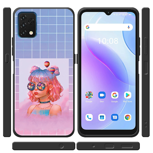 Чехол BoxFace Umidigi A11S Girl in the Clouds