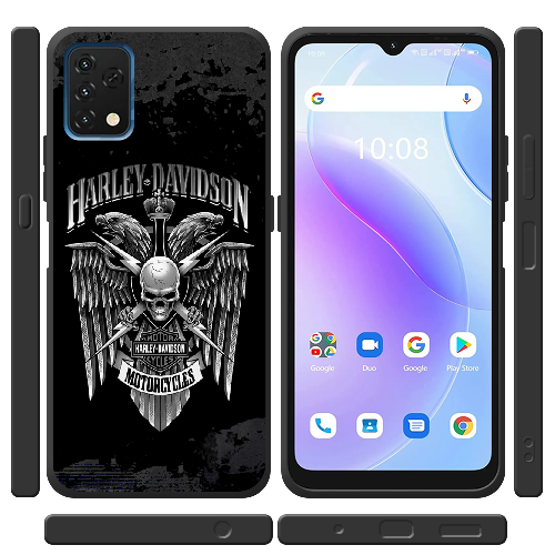 Чехол BoxFace Umidigi A11S Harley Davidson skull and eagles