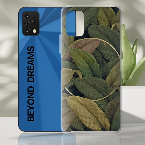 Чехол BoxFace Umidigi A11S Green Leaf