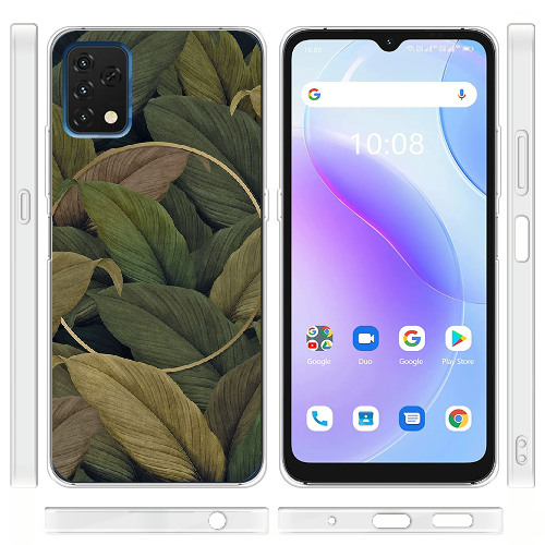 Чехол BoxFace Umidigi A11S Green Leaf