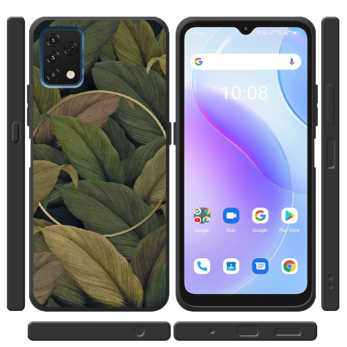 Чехол BoxFace Umidigi A11S Green Leaf