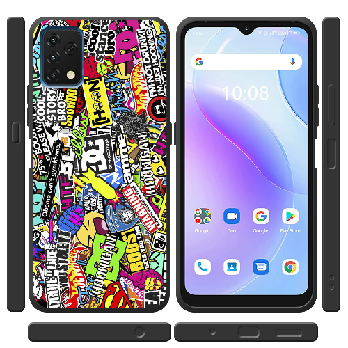 Чехол BoxFace Umidigi A11S Multicolored Inscriptions