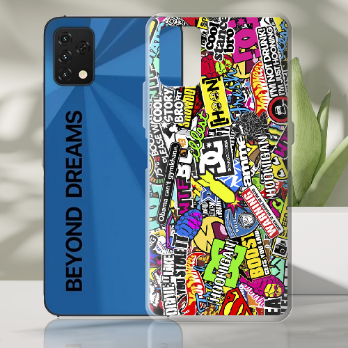 Чехол BoxFace Umidigi A11S Multicolored Inscriptions