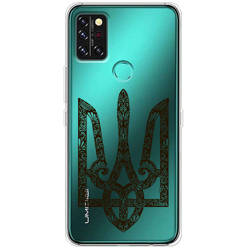 Чехол BoxFace Umidigi A9 Pro Ukrainian Black Trident