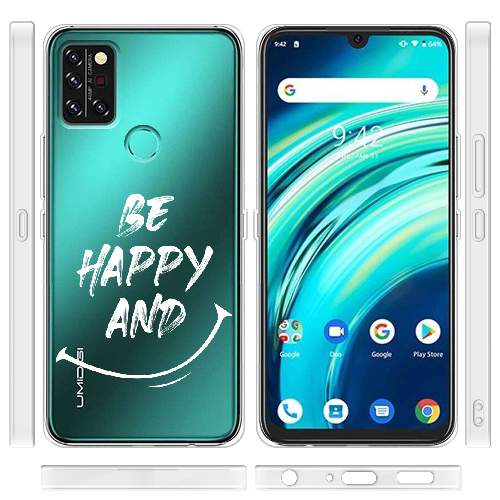 Чехол BoxFace Umidigi A9 Pro be happy and